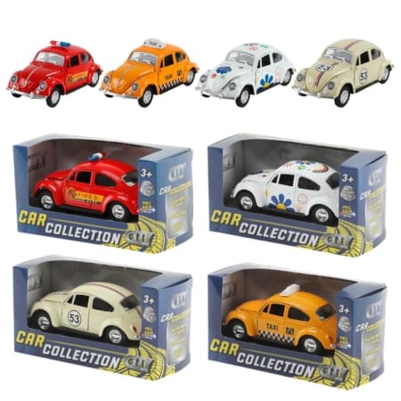 CITY Beetle 1:34 Pull Back Functie 4 Assorti 5 2014277 CITY BEETLE