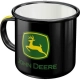 Emaille enamel mok John Deere black