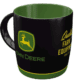 Grote mok John Deere logo zwart