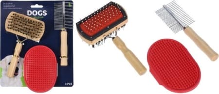 Hondenborstel set
