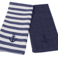 Keukendoek anker blauw setvan2 2