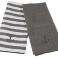Keukendoek grijs setvan 2