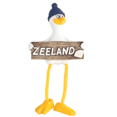 Komische meeuw magneet Zeeland