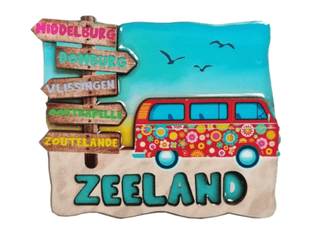 Magneet MDF busje Zeeland Walcheren