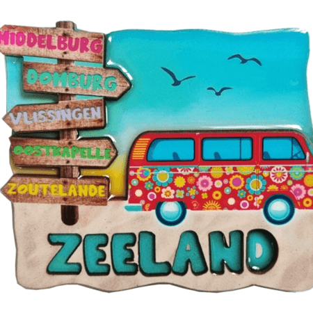 Magneet MDF busje Zeeland Walcheren