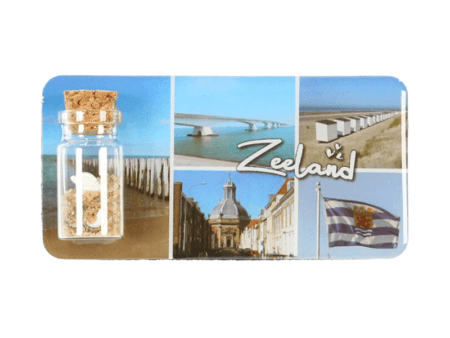 Magneet met flesje Zeeland