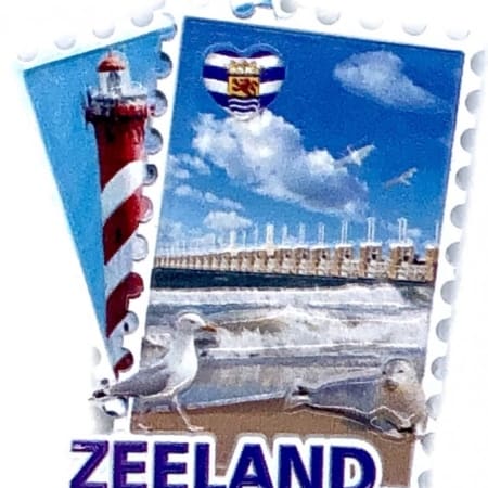 Magneet postzegel Zeeland