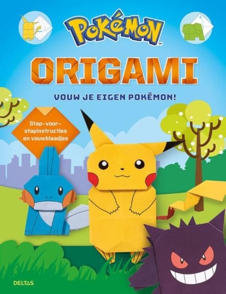 Origami boek pokemon