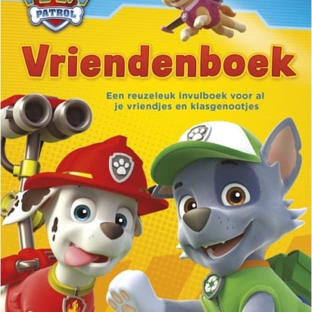 Paw patrol vriendenboek