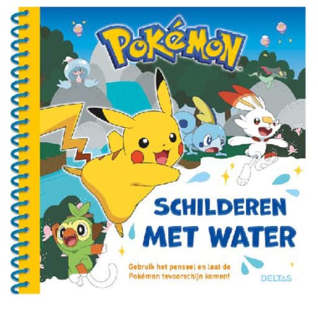 Pokemon schilderen met water deel 1 geel
