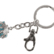 Sleutelhanger schelp met diamanten