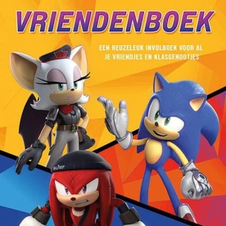 Sonic prime vriendenboekje