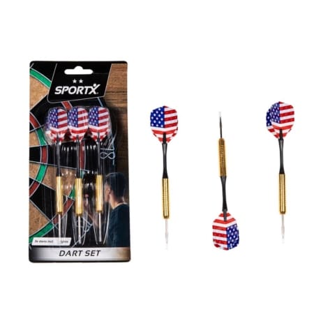 Sport X dart setje in verpakking