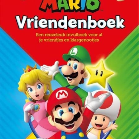 Super mario vriendenboek