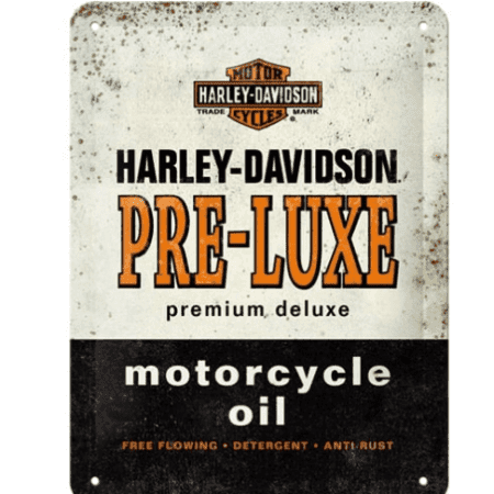 Tin sign harley davidson pre luxe