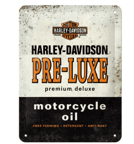 Tin sign harley davidson pre luxe