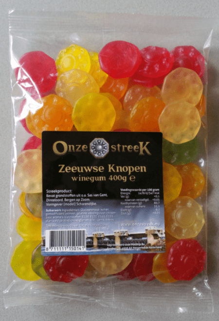 Winegums zeeuwse knop