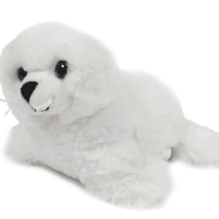 Zeehond wit knuffel 17 cm