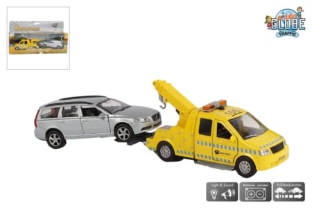 afsleepwagen met wagen