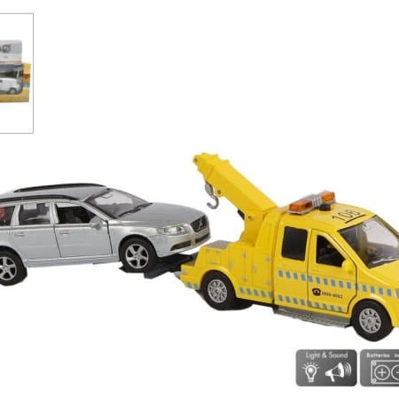 afsleepwagen met wagen