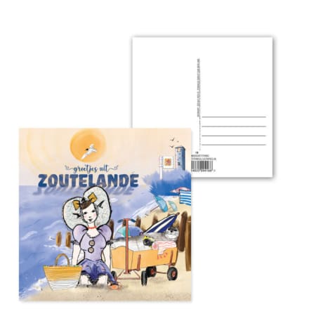 Kaart zoutelande vlaggen leeuwentrap