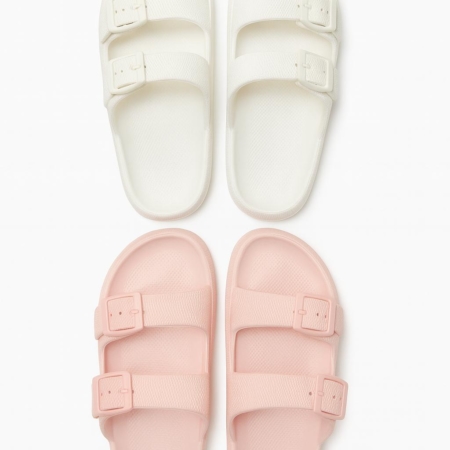 Light air sandalen slippers met bandjes