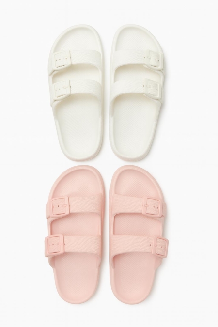 Light air sandalen slippers met bandjes