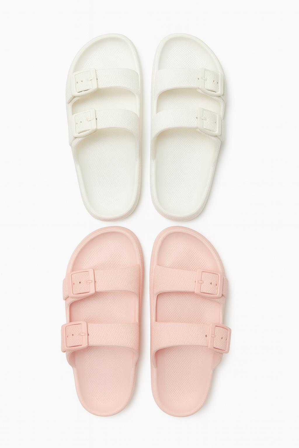 Light air bahama slippers met bandjes