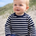 Breton stripe classic new born shirt