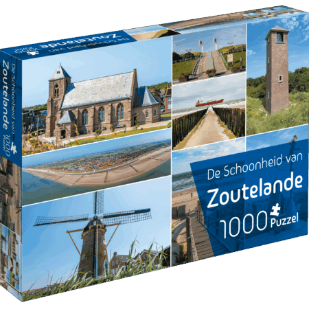 3D Zoutelande puzzel 100 stukjes de schoonheid van zoutelande